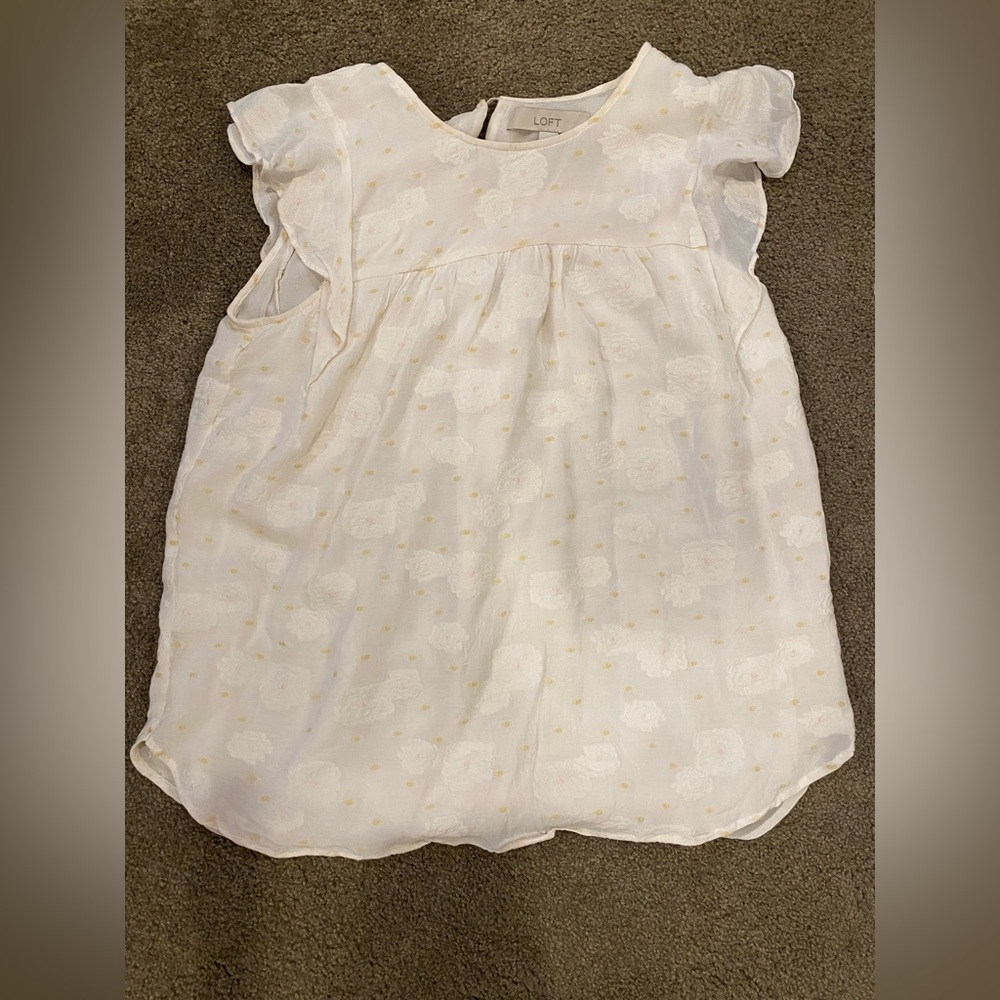 LOFT babydoll blouse